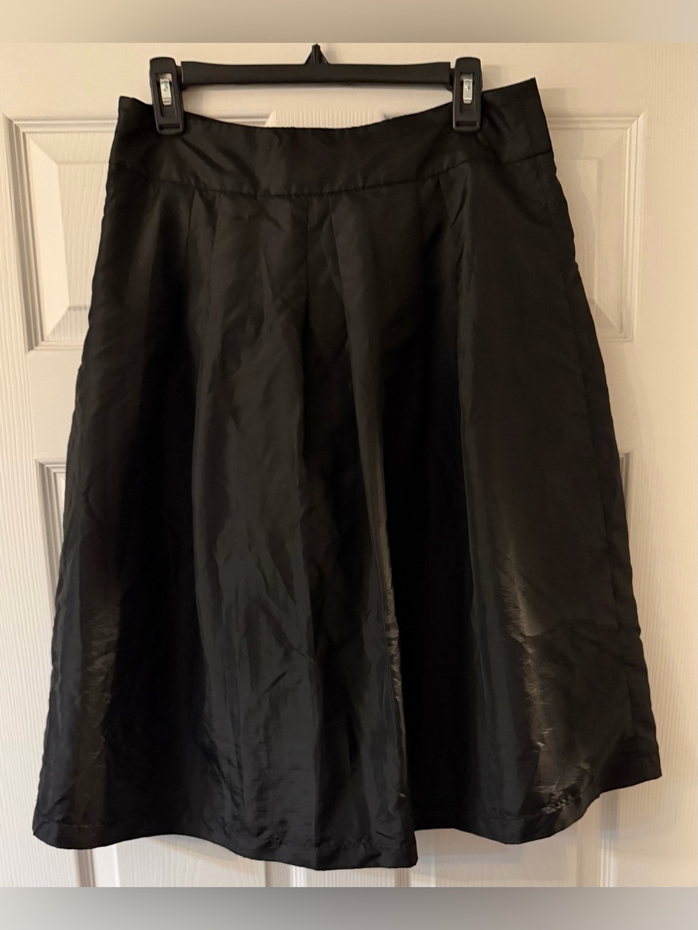 Vintage Worthington size 10 nylon blend black skirt